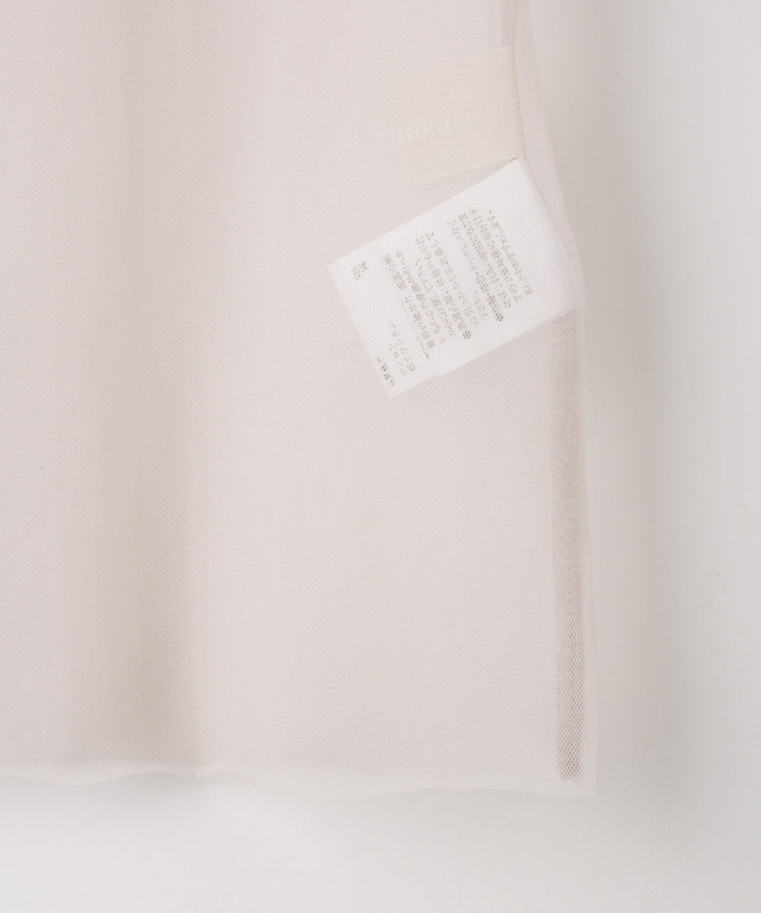 ロゴ入りチュールトップス