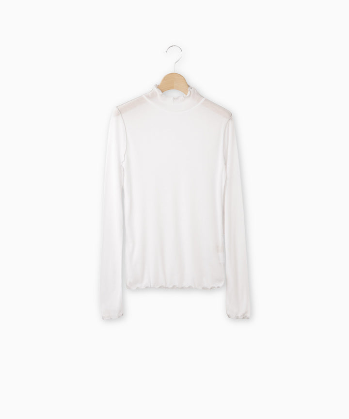 シアーハイネックカットソー