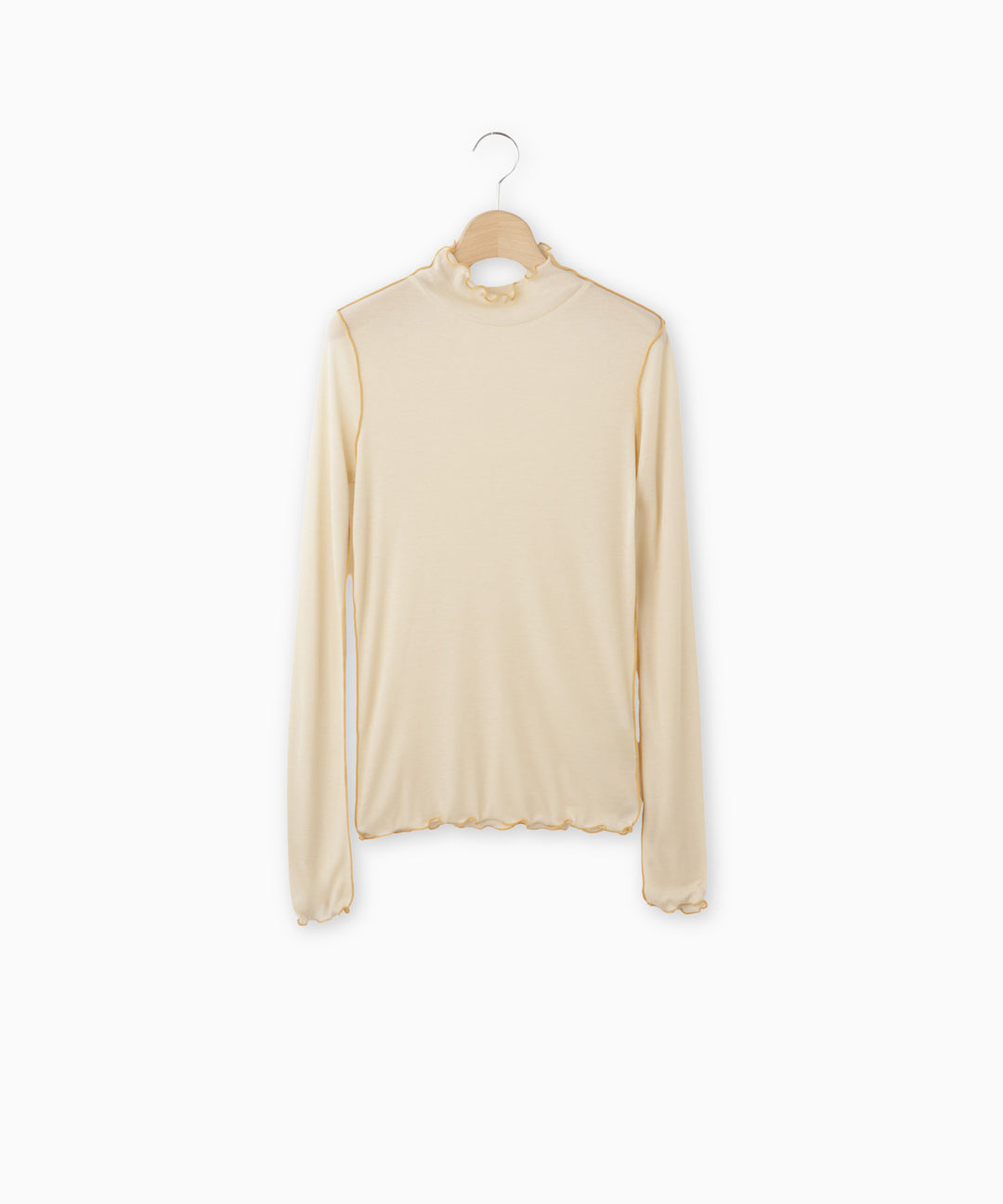 シアーハイネックカットソー