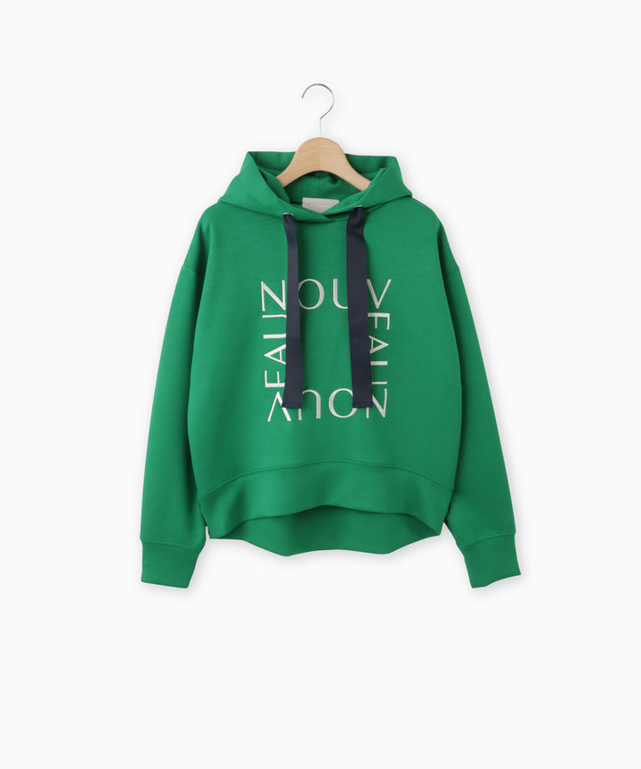 ロゴ刺繍パーカー