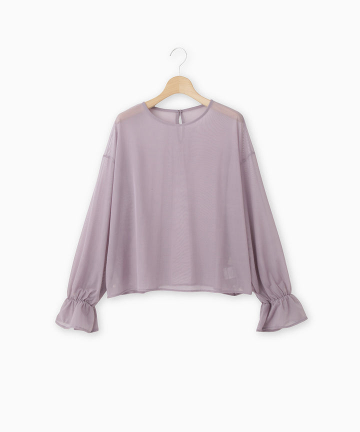 ギャザースリーブブラウス