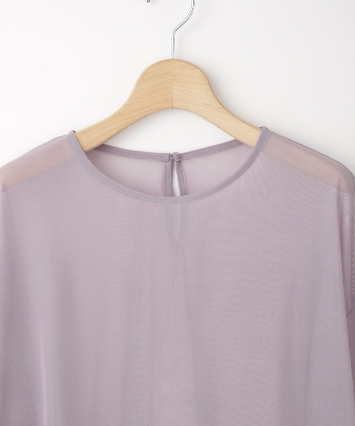 ギャザースリーブブラウス