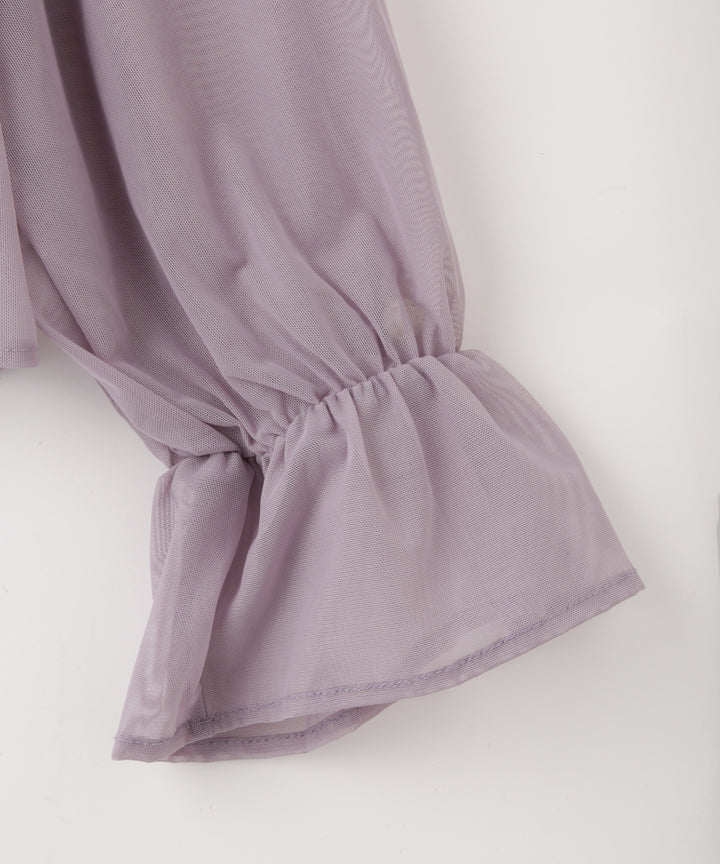 ギャザースリーブブラウス