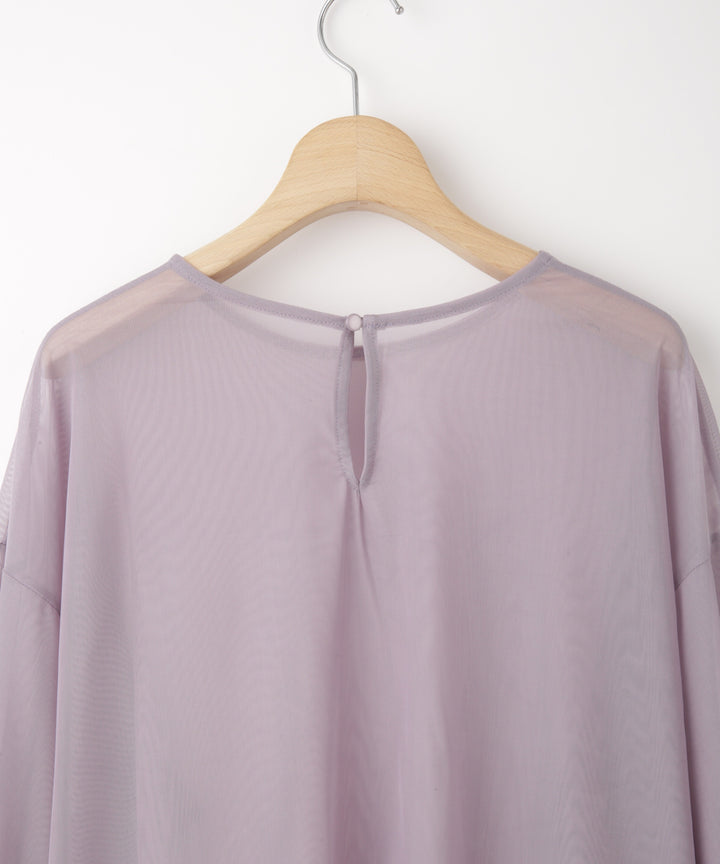 ギャザースリーブブラウス