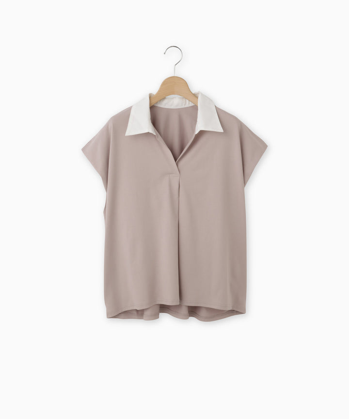 Color Block Cut Blouse