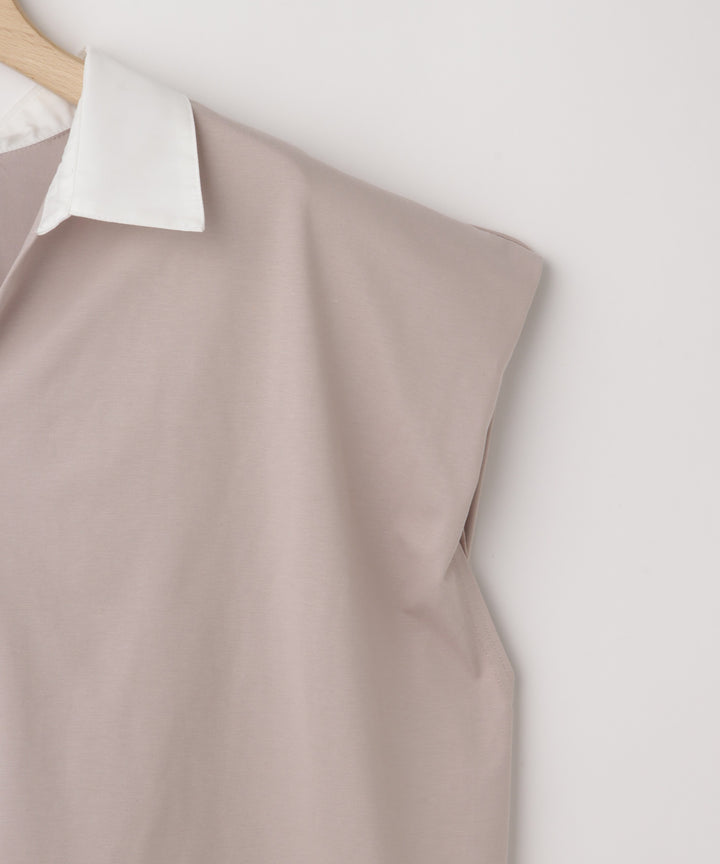 Color Block Cut Blouse