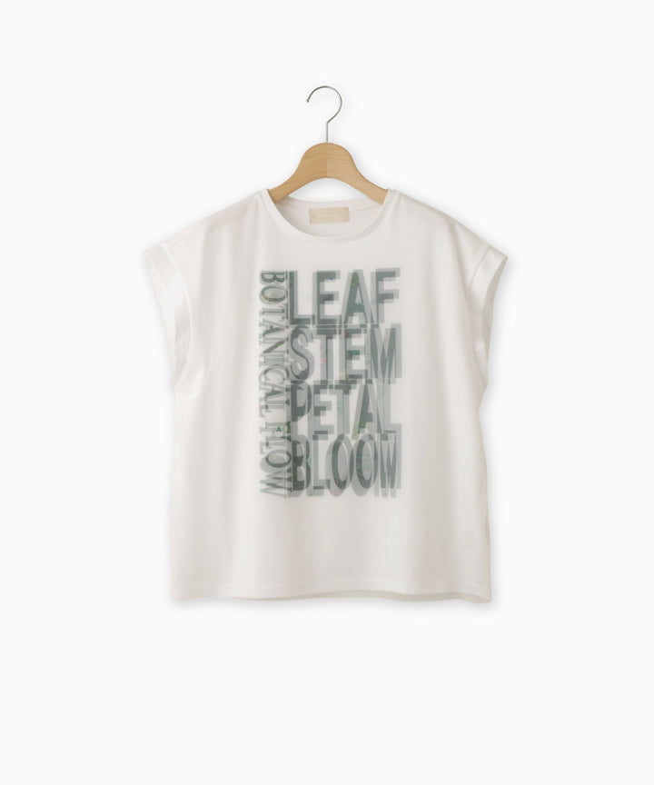 チュールレイヤードカットソー