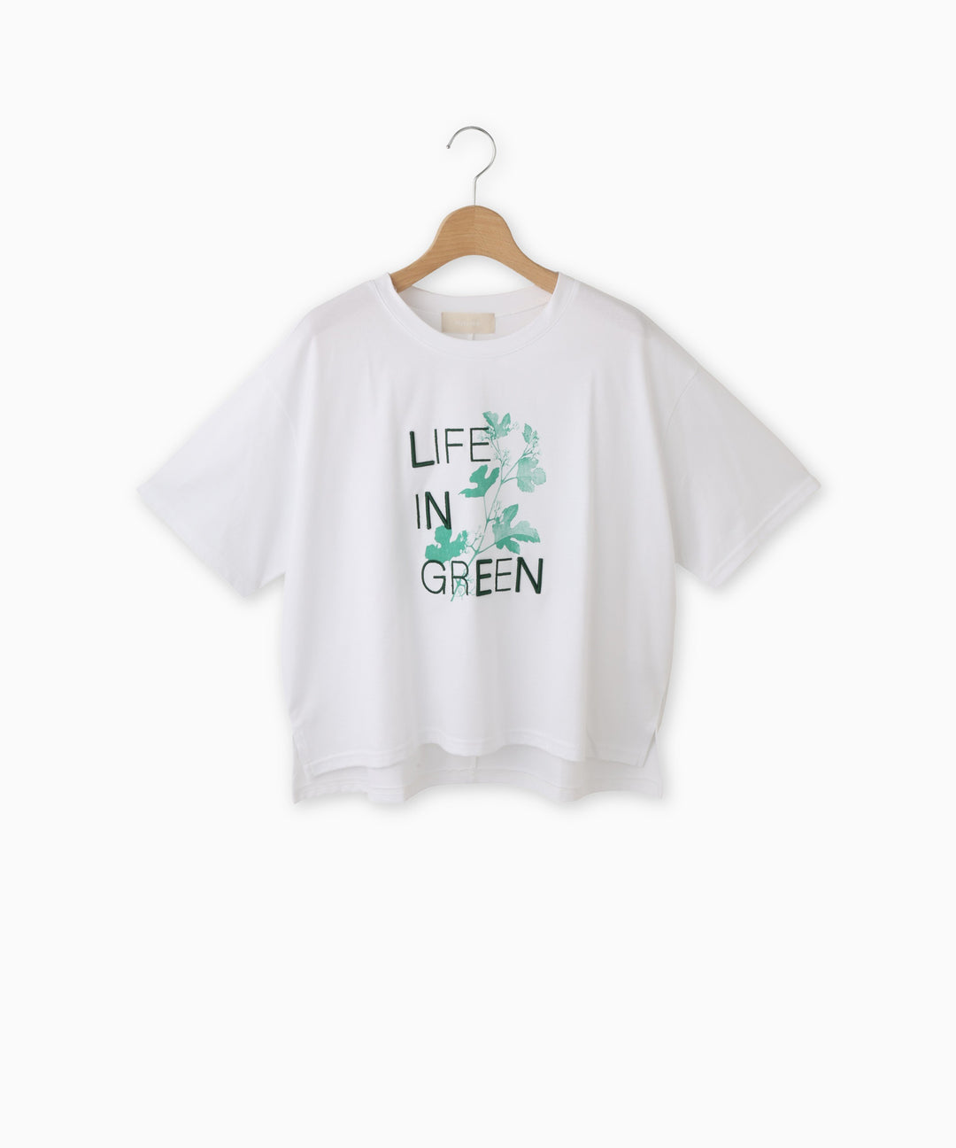 ボタニカルロゴTシャツ