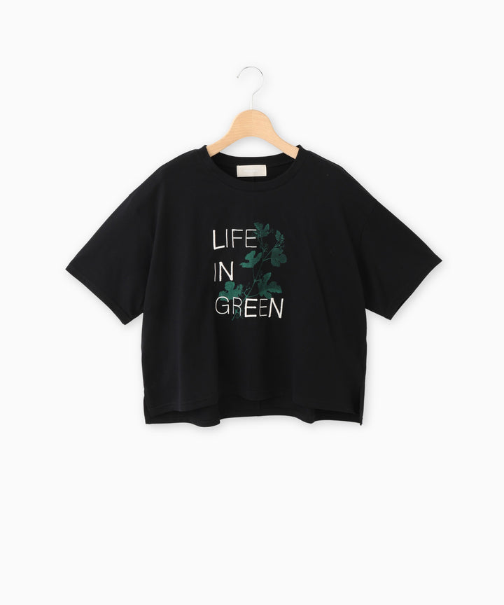 ボタニカルロゴTシャツ