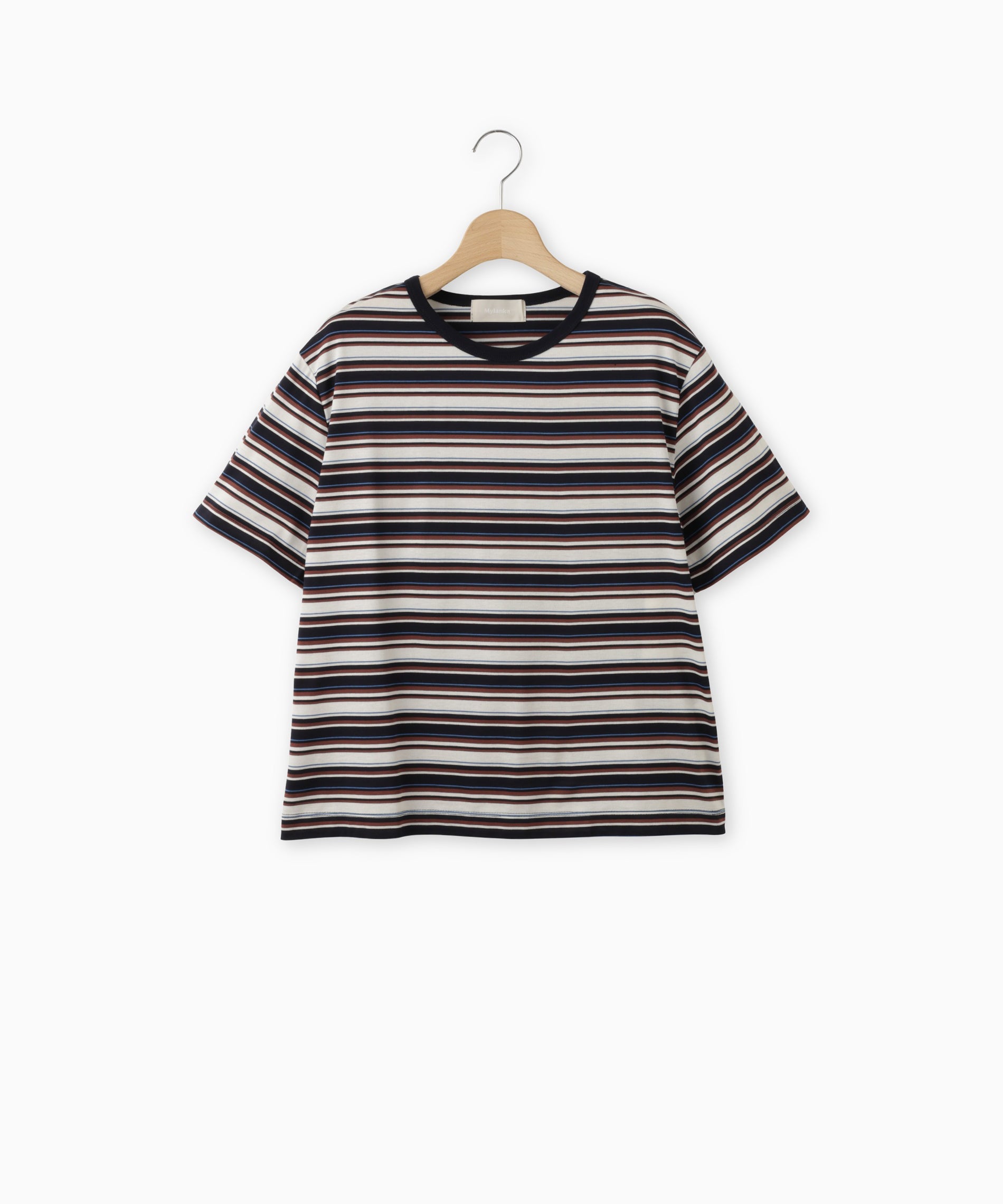 ボーダーコンパクトTシャツ – FACE SANS FARD