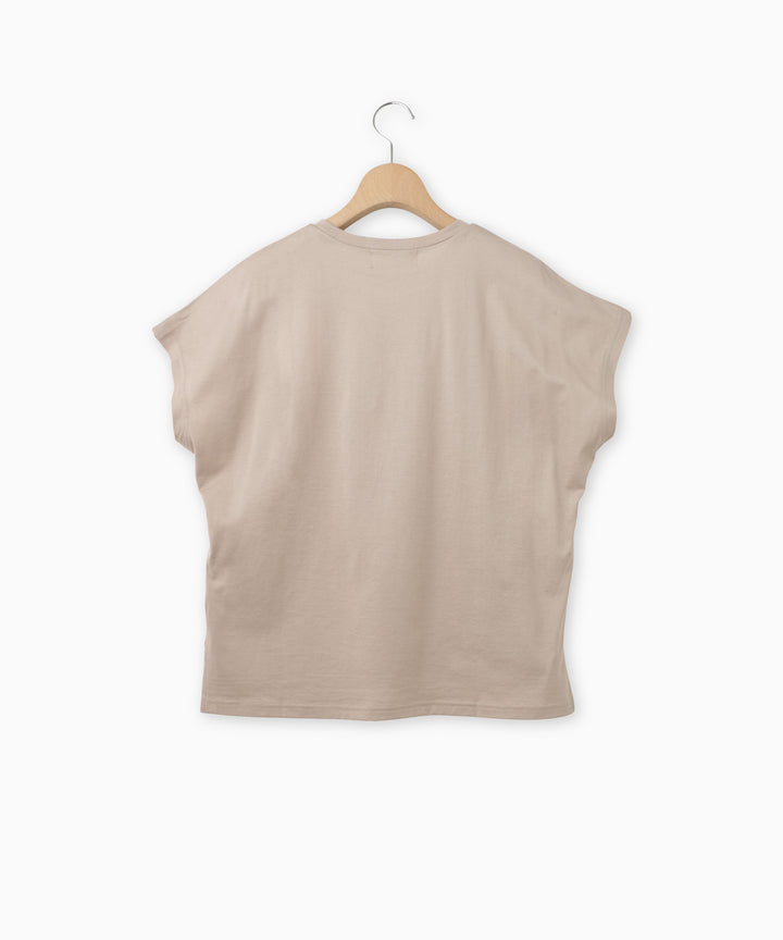 フレンチスリーブロゴTシャツ