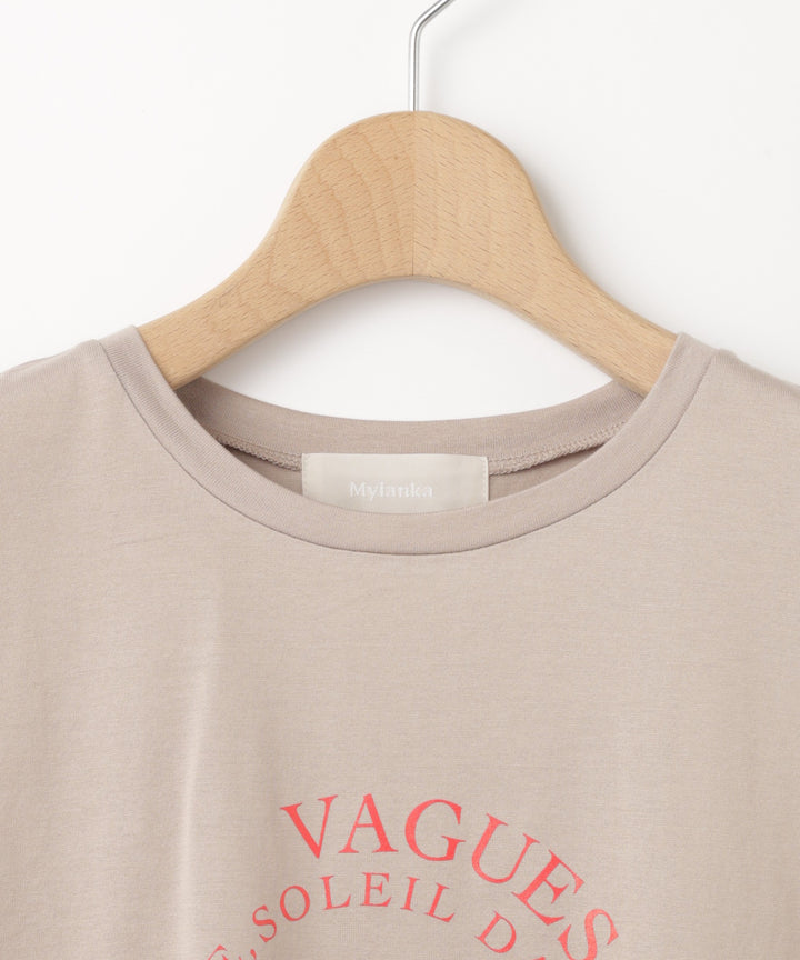 フレンチスリーブロゴTシャツ