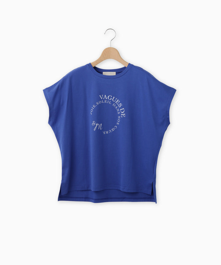 フレンチスリーブロゴTシャツ