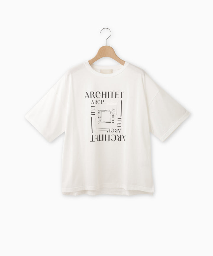 オーバーサイズロゴTシャツ