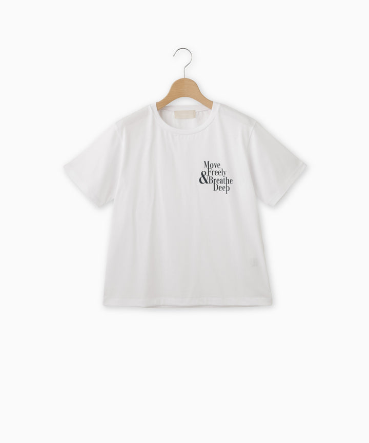 ベーシックコットンロゴTシャツ