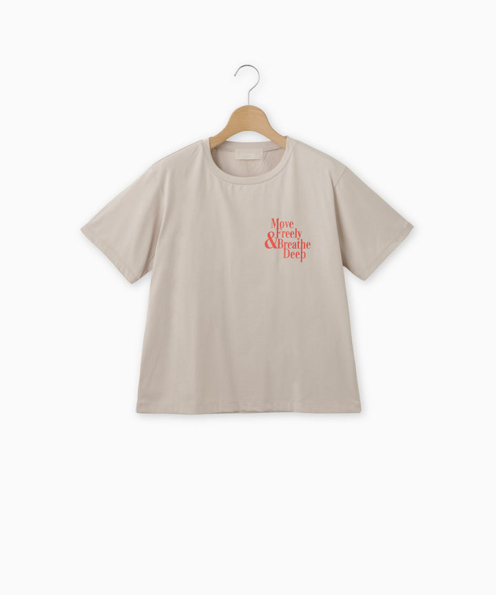 ベーシックコットンロゴTシャツ