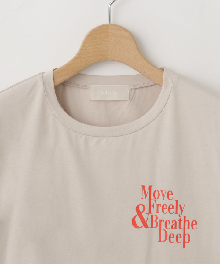 ベーシックコットンロゴTシャツ