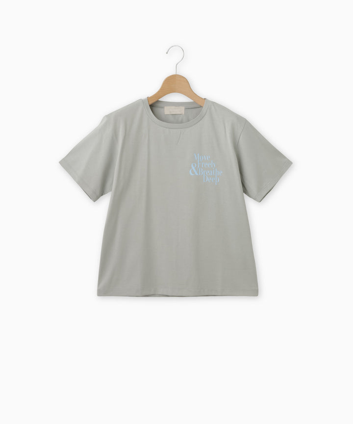 ベーシックコットンロゴTシャツ