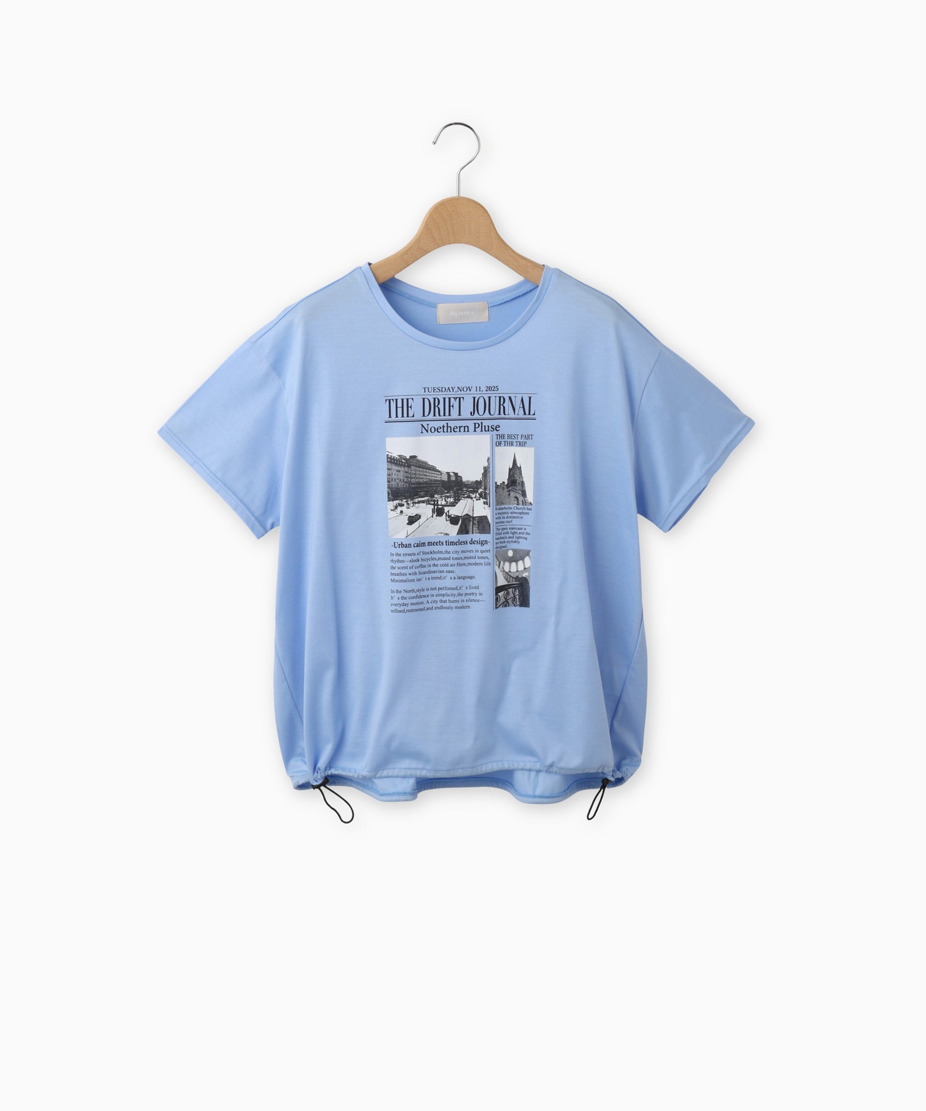 ニュースタイムズプリントTシャツ – FACE SANS FARD