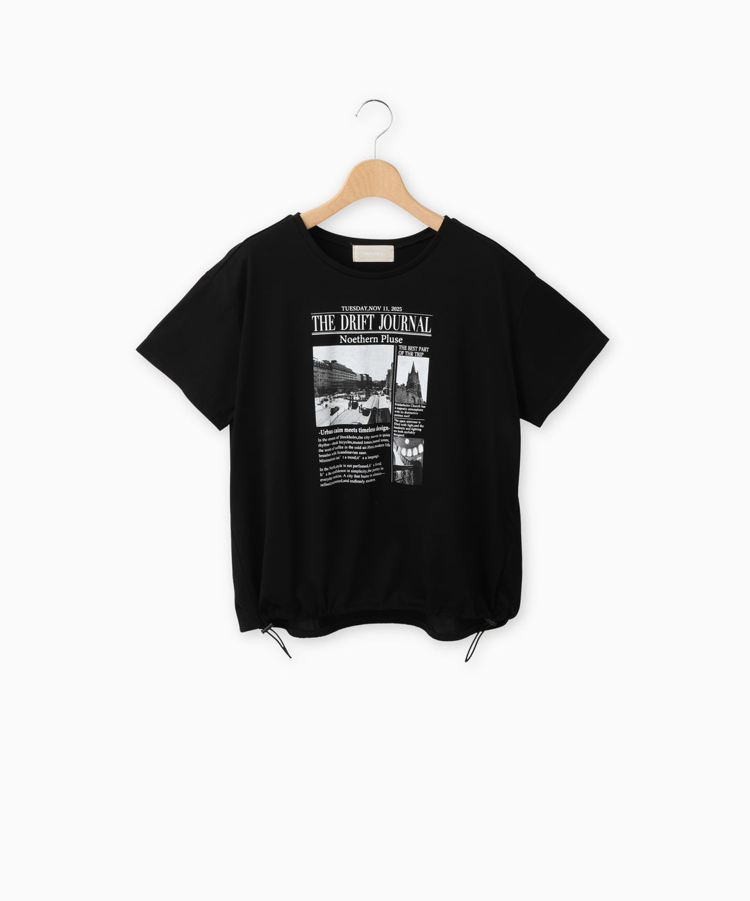 ニュースタイムズプリントTシャツ