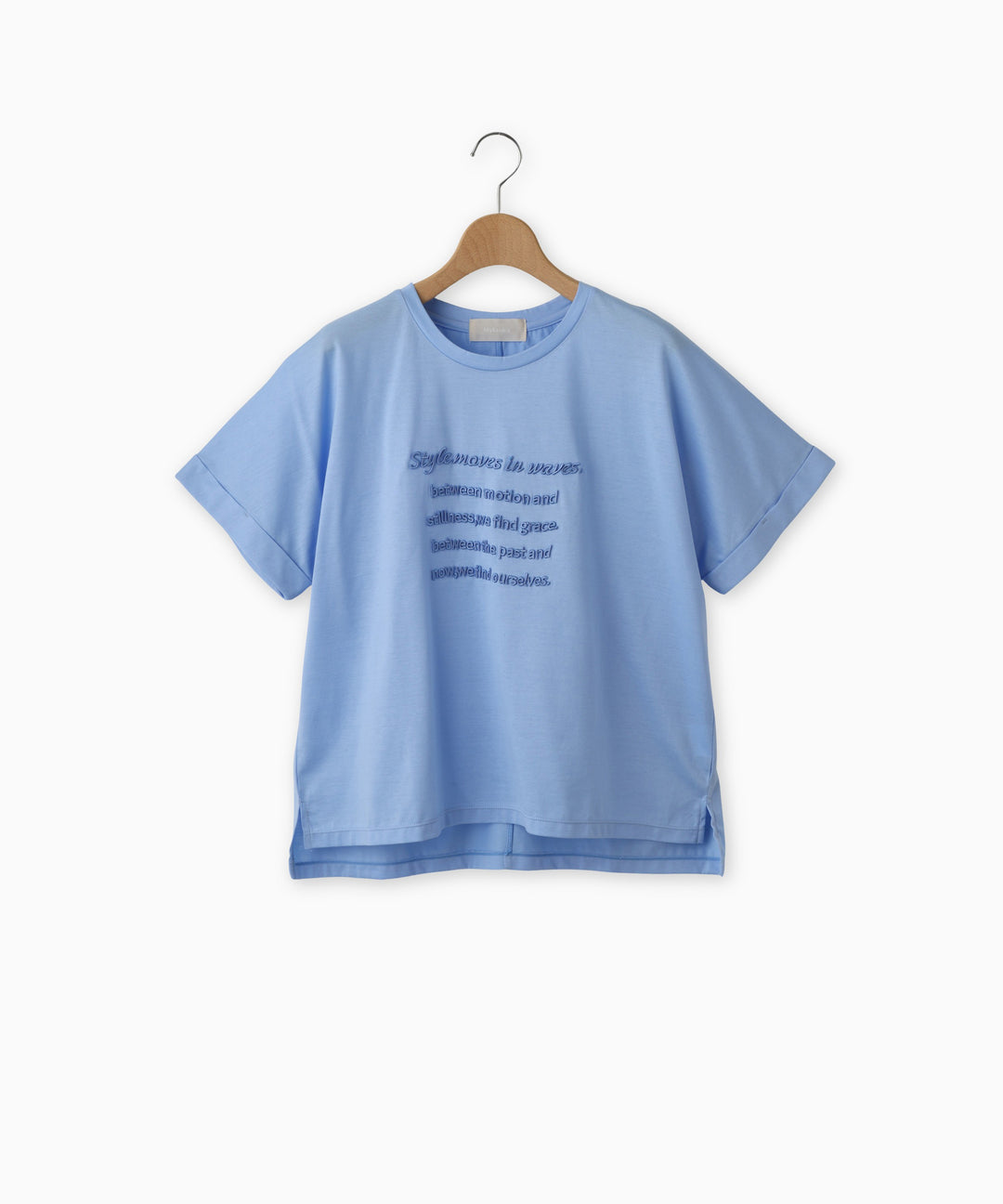 ロゴ刺繍Tシャツ