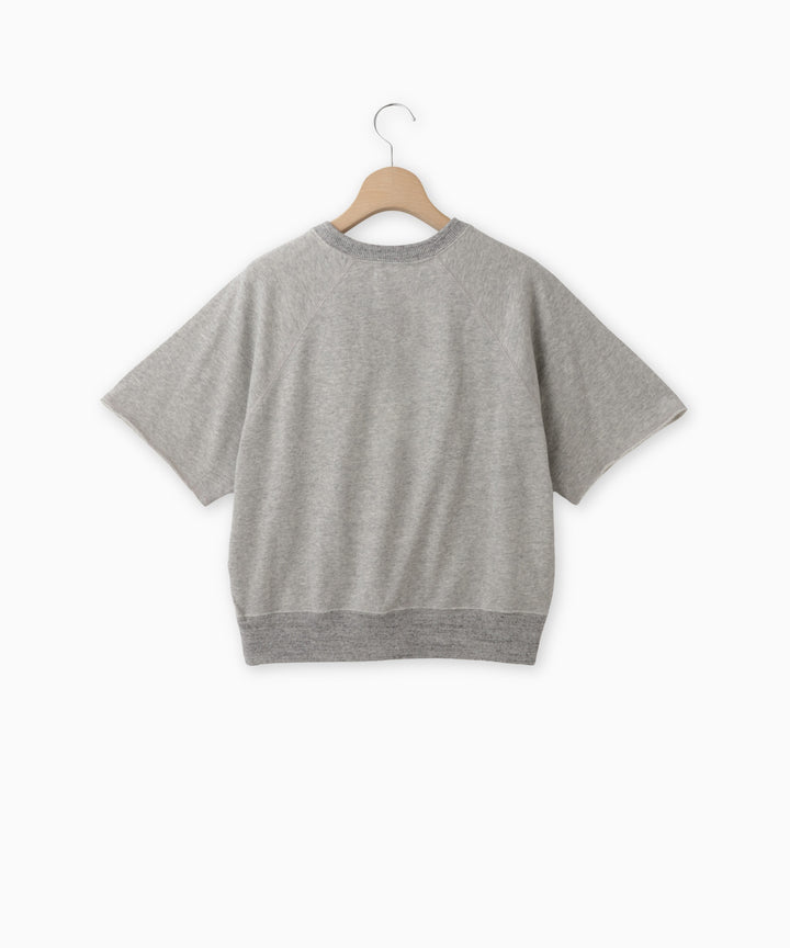ラメ入りロゴプリントTシャツ