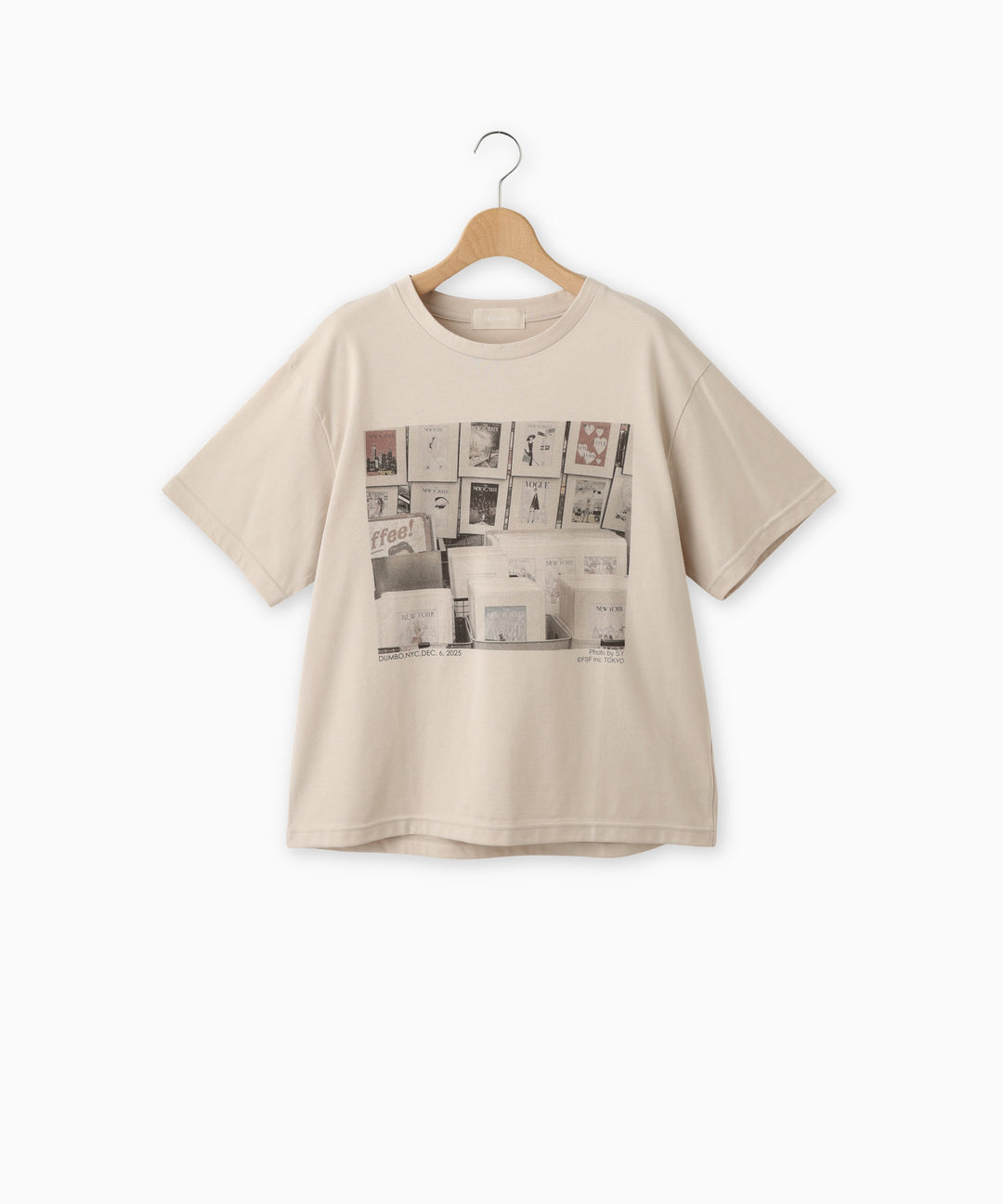 フォトプリントコットンTシャツ