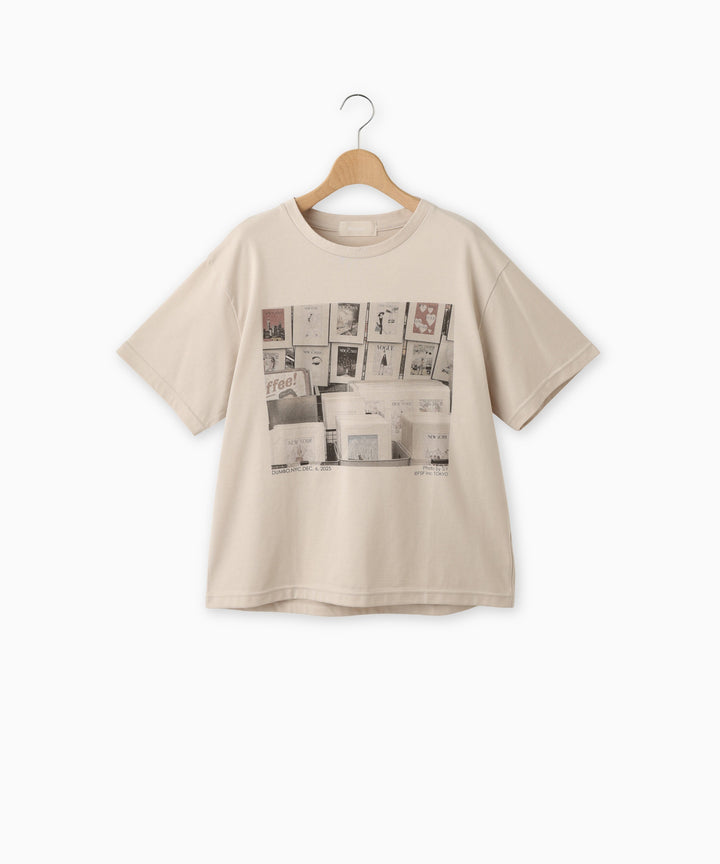 フォトプリントコットンTシャツ