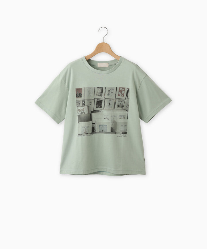 フォトプリントコットンTシャツ