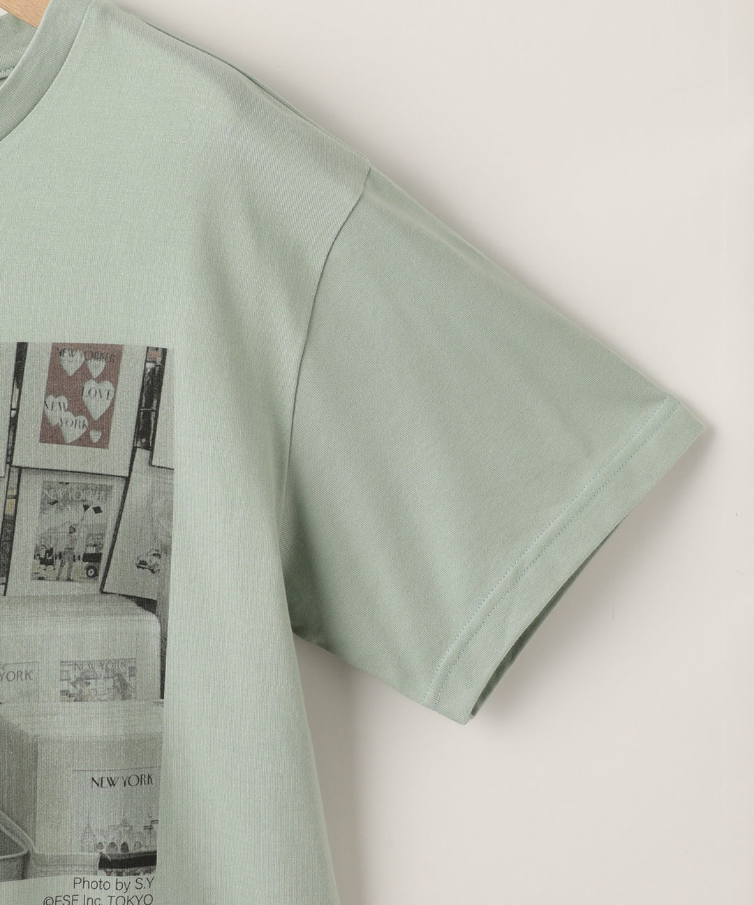 フォトプリントコットンTシャツ