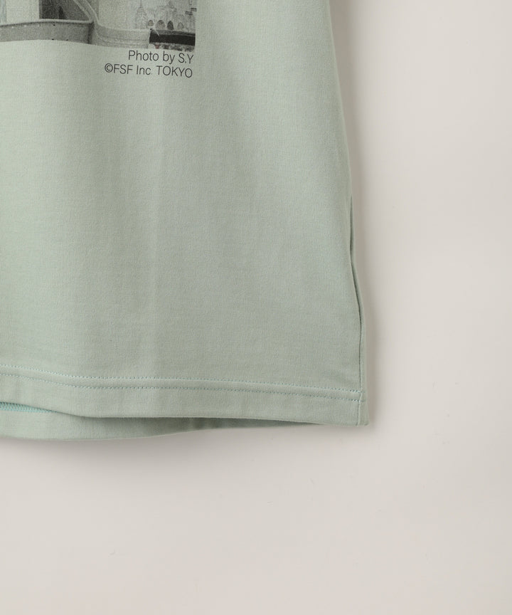 フォトプリントコットンTシャツ