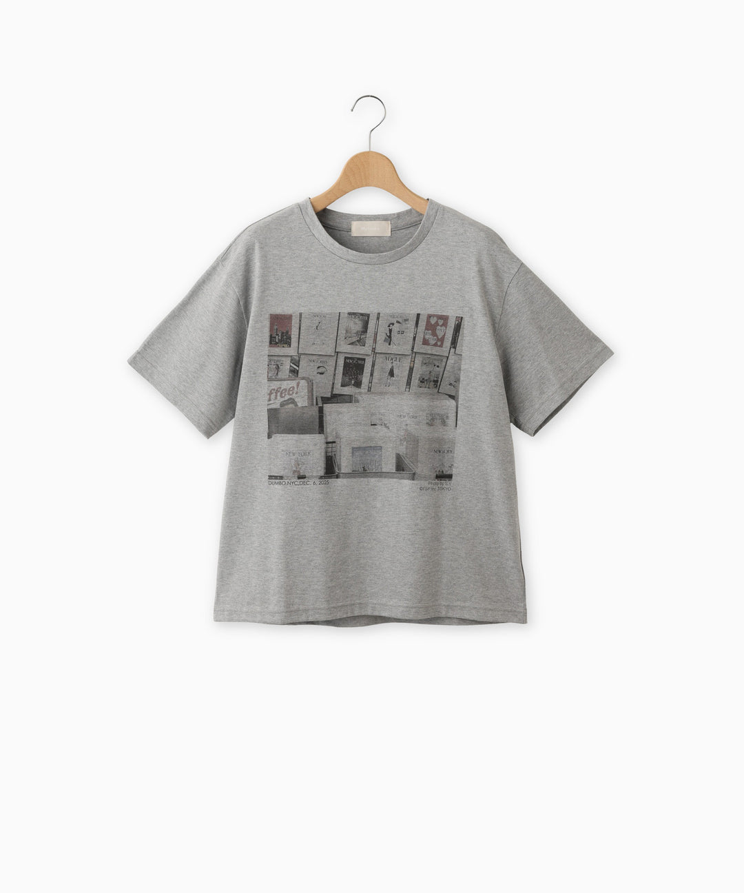 フォトプリントコットンTシャツ