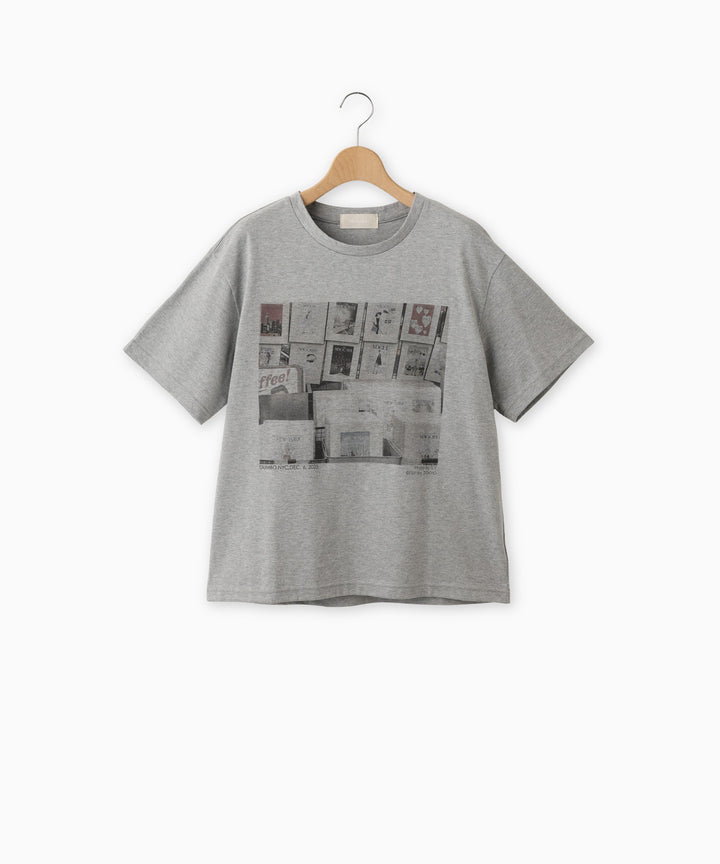 フォトプリントコットンTシャツ