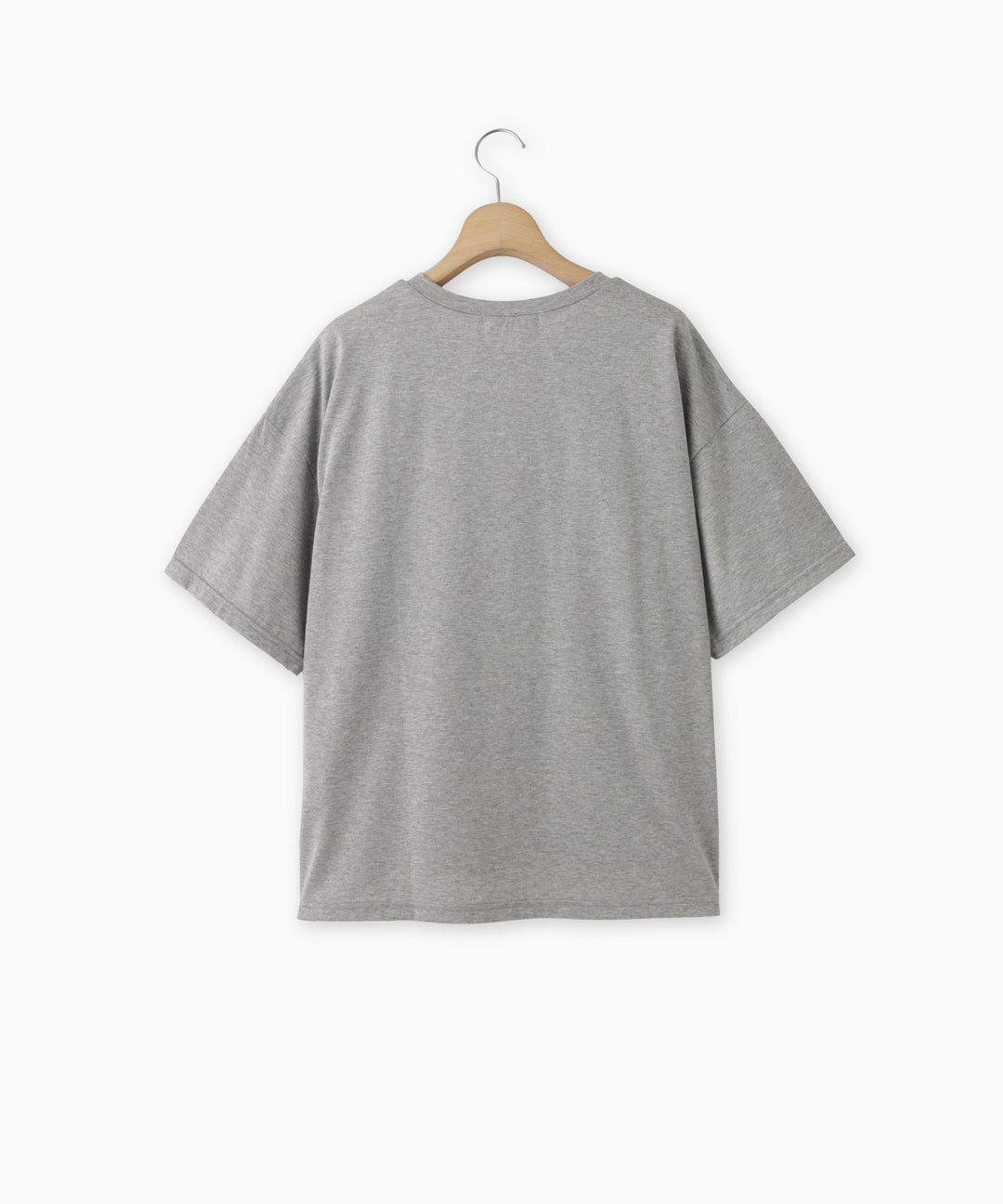 シルケット天竺配色ロゴTシャツ