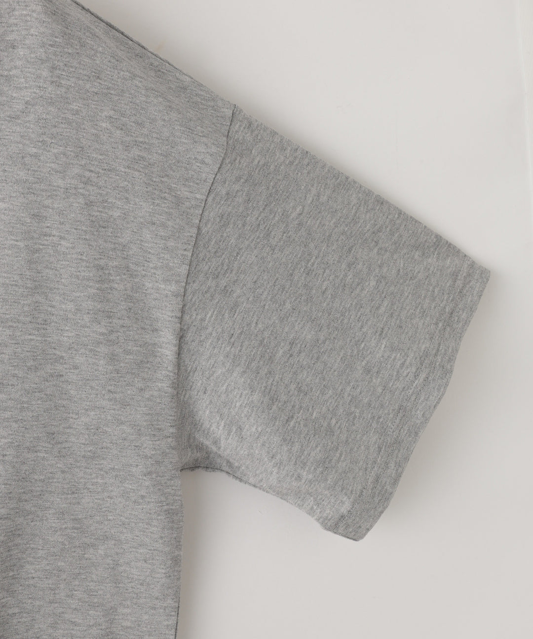 シルケット天竺配色ロゴTシャツ