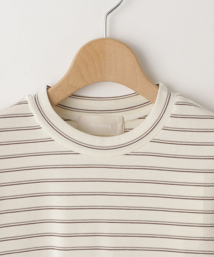 マルチボーダーフライスTシャツ