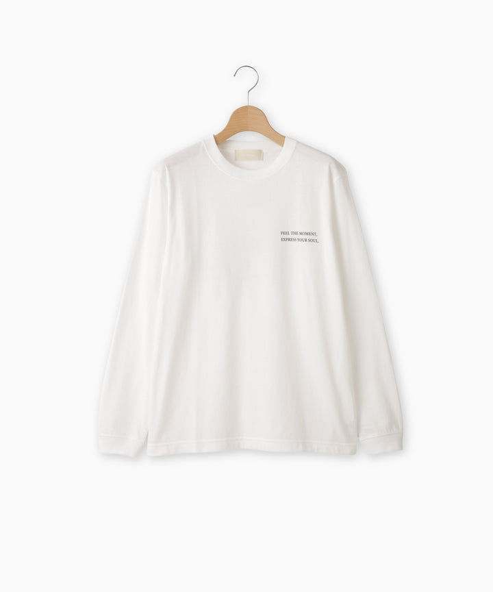 ロゴプリントロングスリーブTシャツ