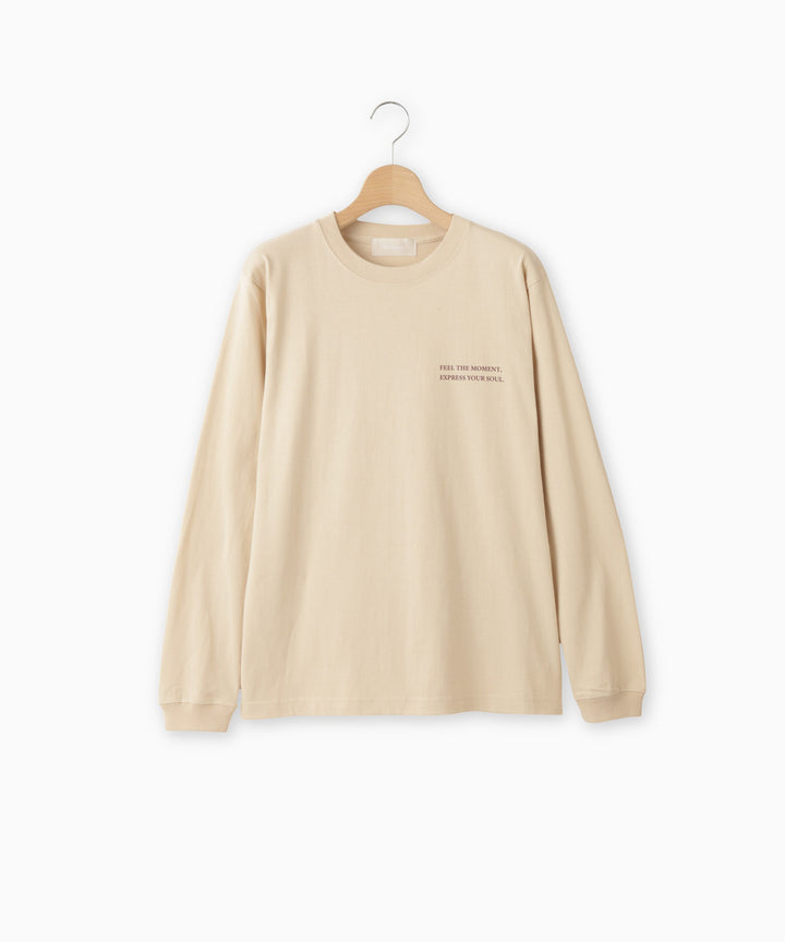 ロゴプリントロングスリーブTシャツ