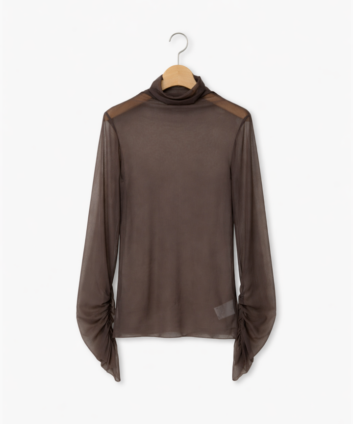 チュールシアートップス