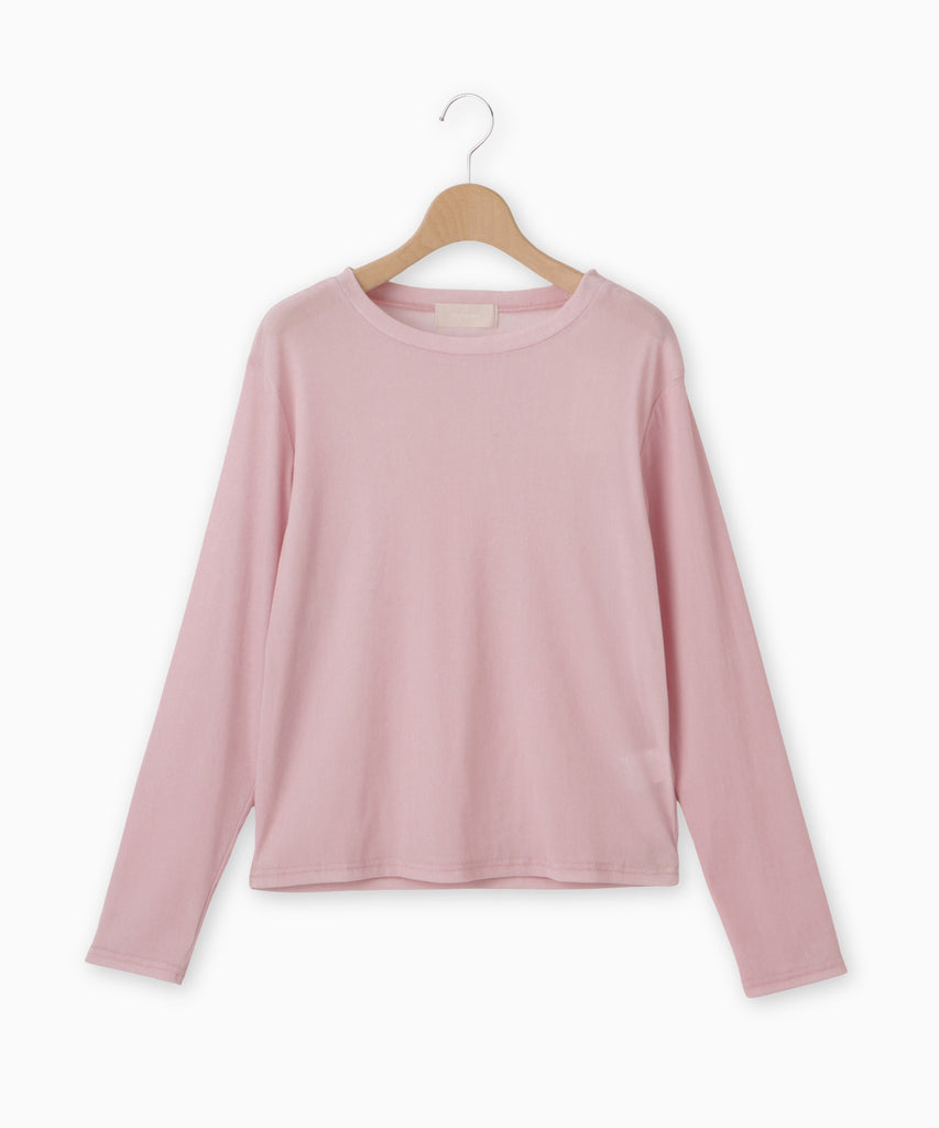 ベロアメッシュクルーネックトップス – FACE SANS FARD