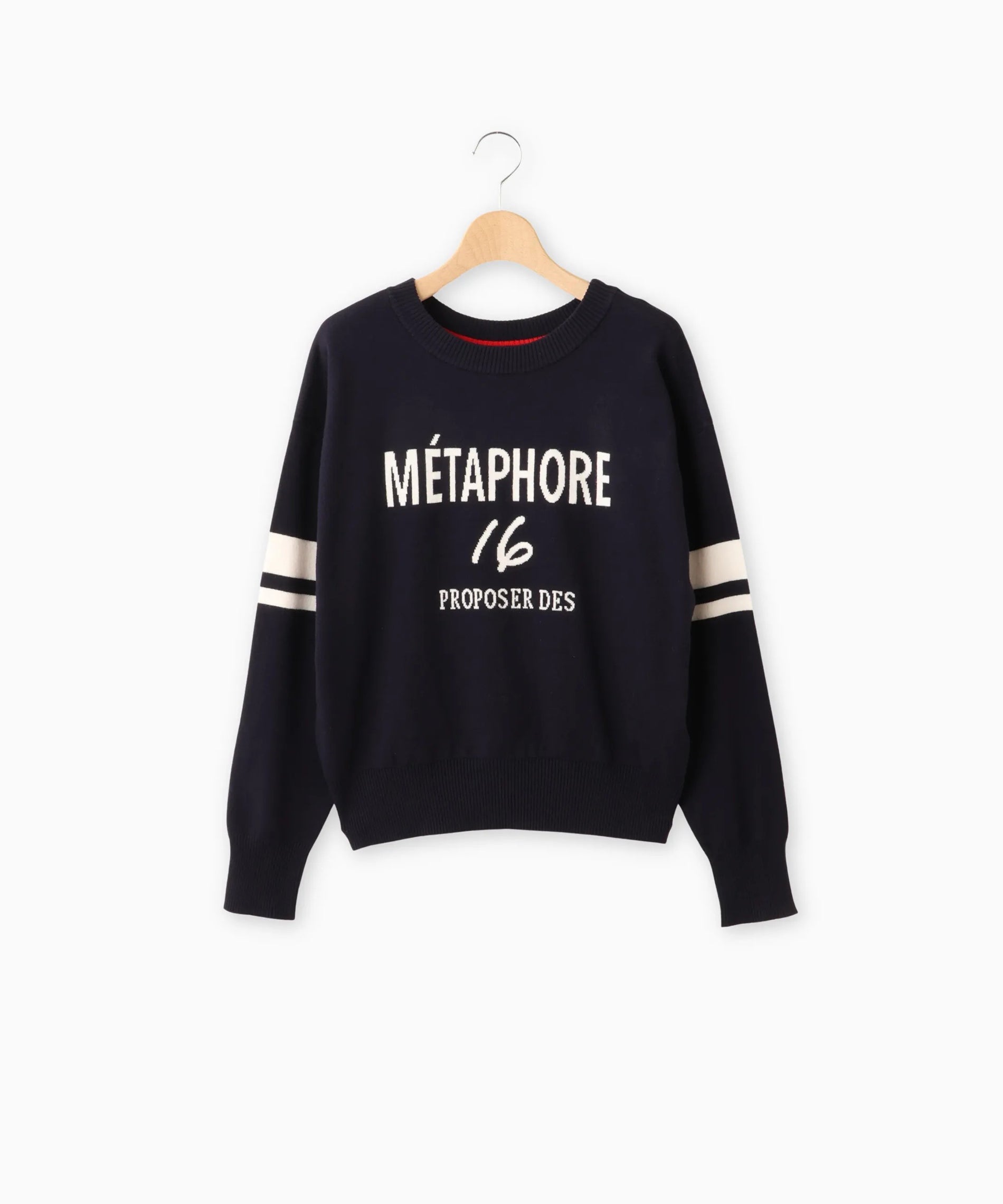 ロゴジャガードニット – FACE SANS FARD