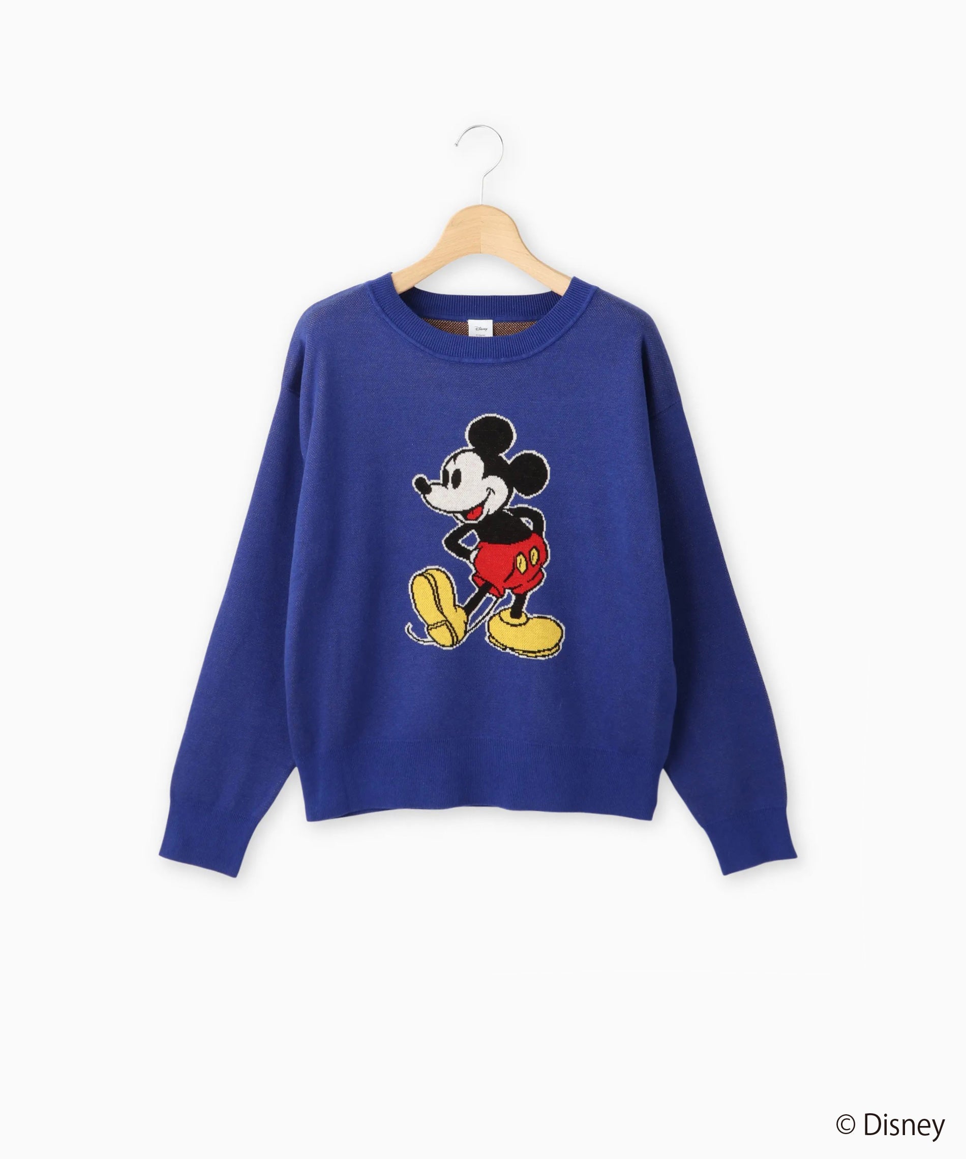 Disney（ディズニー）ミッキーデザインジャガードニット – FACE SANS FARD