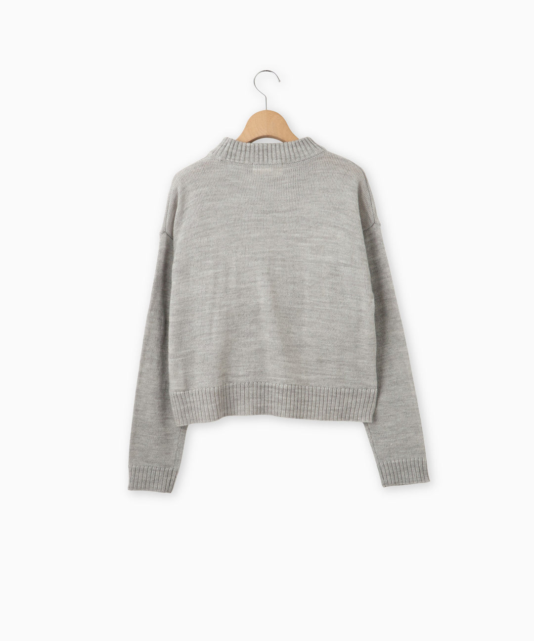 アルパカ混ロゴニット