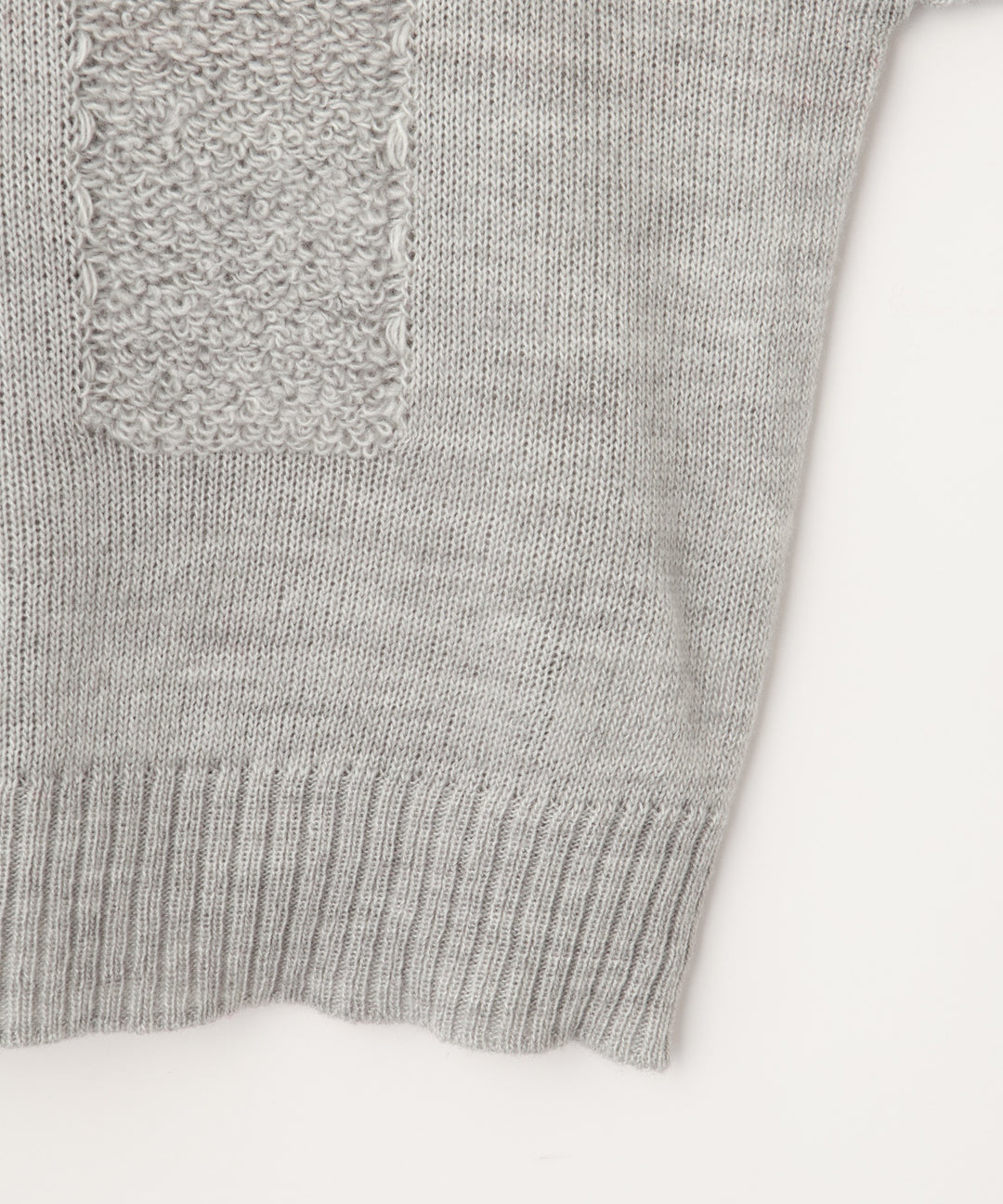 アルパカ混ロゴニット