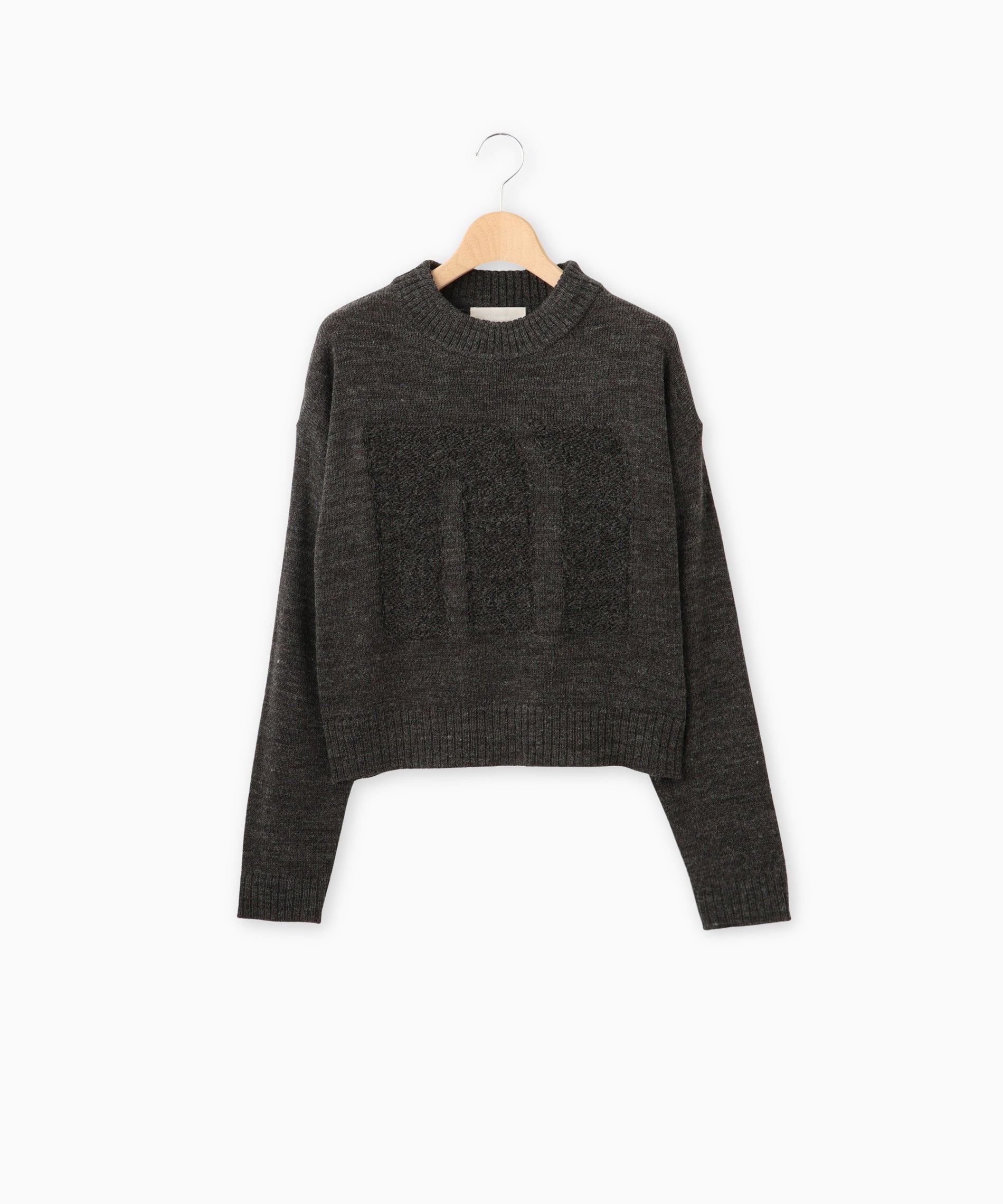 アルパカ混ロゴニット – FACE SANS FARD