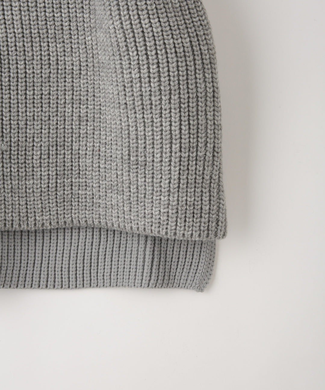 あぜ編みニットジレ