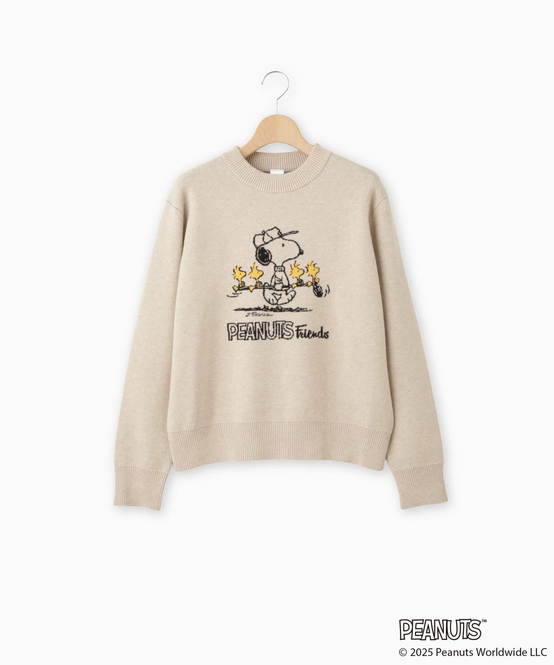 PEANUTS(SNOOPY)コラボジャガードニット