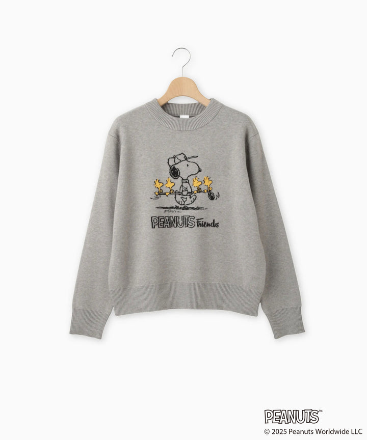 PEANUTS(SNOOPY)コラボジャガードニット