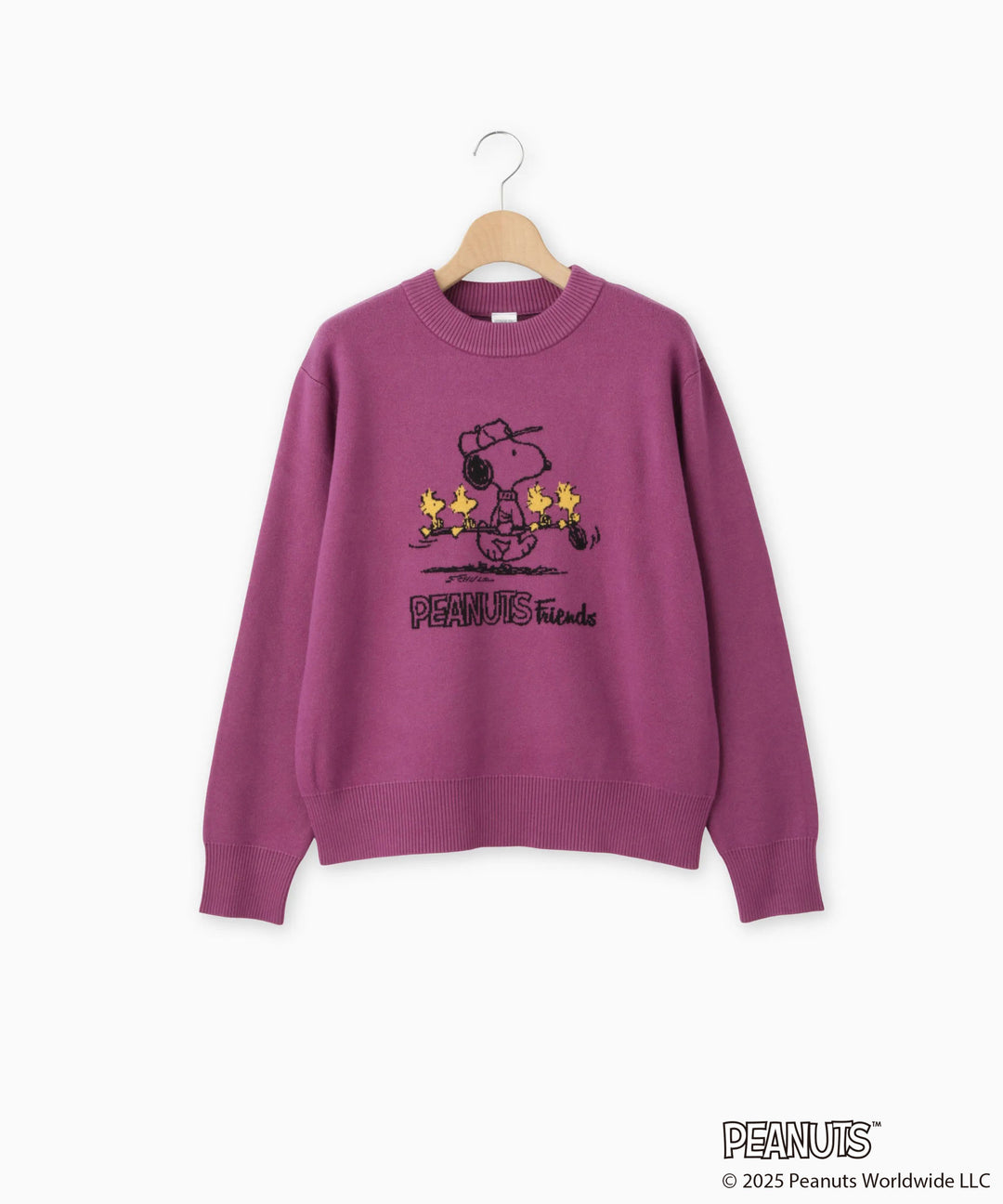 PEANUTS(SNOOPY)コラボジャガードニット