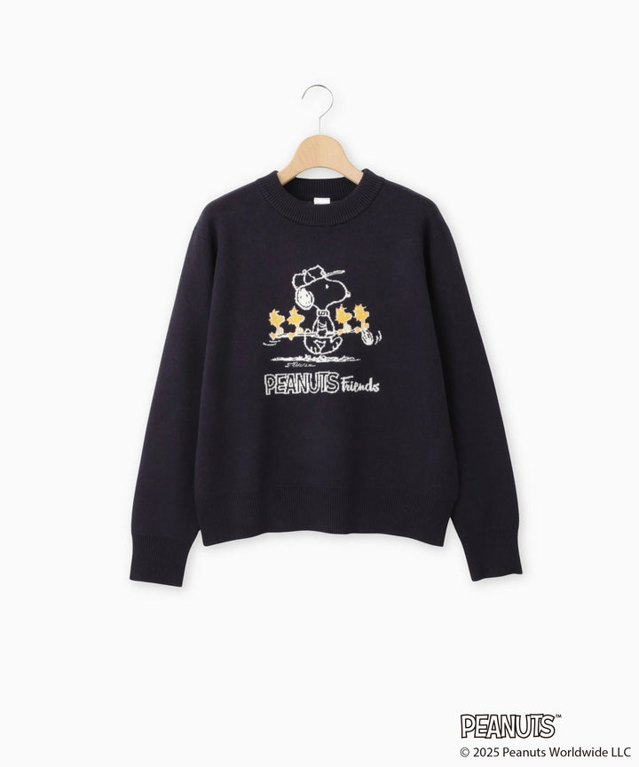 PEANUTS(SNOOPY)コラボジャガードニット